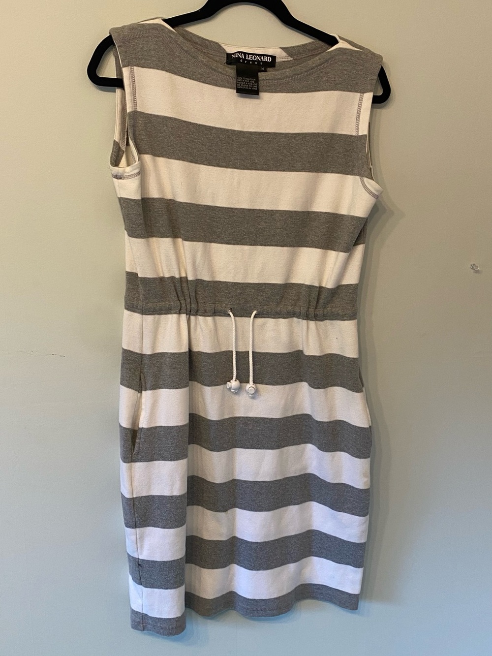 Nina Leonard 100% cotton dress. Size M